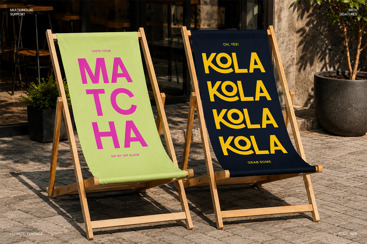 Logreto - Ligature Geometric Font, a Sans Serif Font by Font Liner (Photo 2 of 10)
