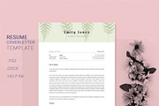 Water Color CV-Resume Tempalate *C, a Resume Template by Showy68 Template (Thumbnail 3 of 3)