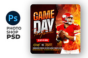 Game Day Football Flyer, a Flyer Template by Artonix (Thumbnail 2 of 3)