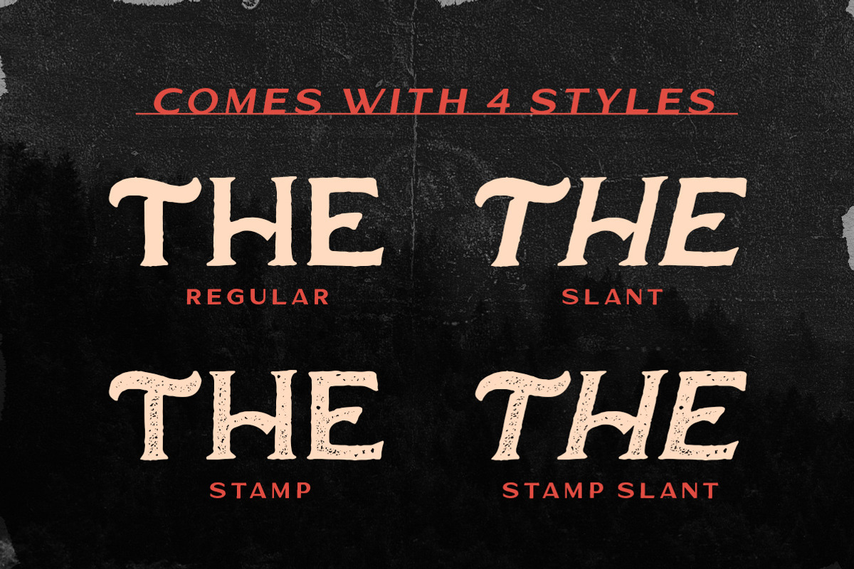 Over South Font + Free Illustration, a Serif Font by Letterhend Studio (Photo 2 of 8)