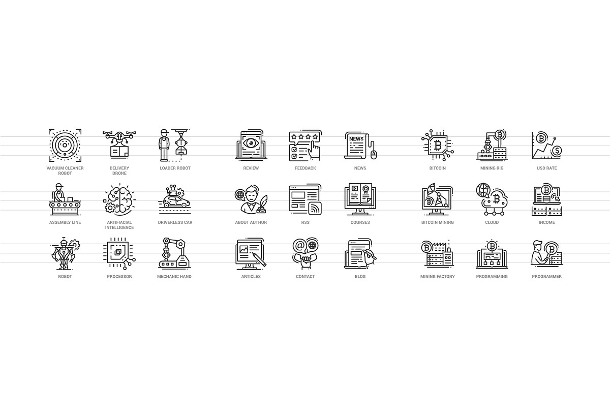 Modern Technology Icons Collection, an Outline Icon by Boyko Pictures (Photo 10 of 11)
