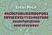 Lotus Petal Font, a Serif Font by Mysterylab Designs (Thumbnail 2 of 5)