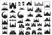 Beautiful Ramadan mosque silhouette, an Illustration by Amazin_art (Thumbnail 1 of 31)
