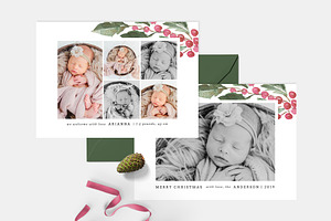 Christmas Card Template CD133