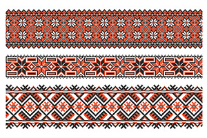 Ukrainian national embroidery, a Decorative Illustration by RevelStockart