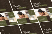Kazenori - Thank You Card, a Print Template by Fannan Studio (Thumbnail 2 of 3)