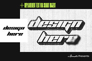 Blurred Scan Line Text Effect, a Layer Style Add-On by iDoodle Studio (Thumbnail 2 of 4)