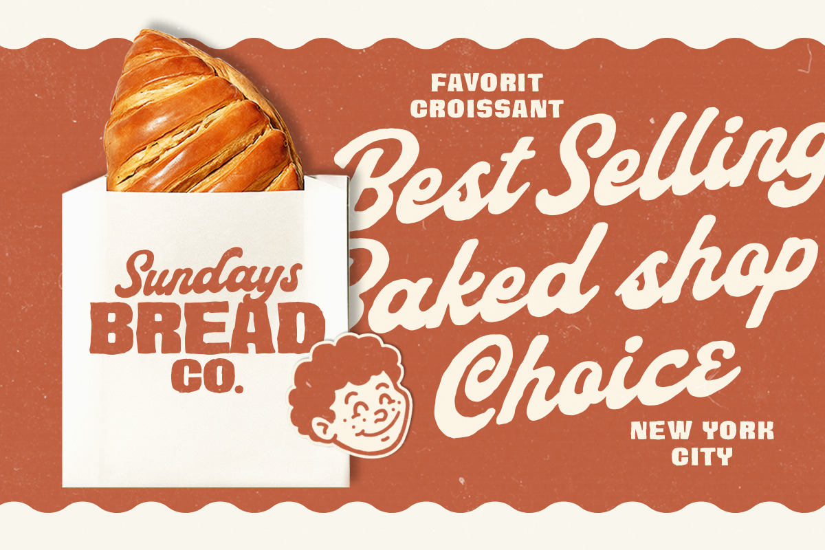 Hover Ridley Retro Font Duo, a Script Font by Letterhend Studio (Photo 3 of 11)