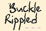 CS Buckle Rippled, a Sans Serif Font by Craft Supply Co. (Thumbnail 1 of 8)