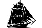 Boat Ship Silhouette Vector Mega, an Object Illustration by Designer_Momina (Thumbnail 21 of 21)