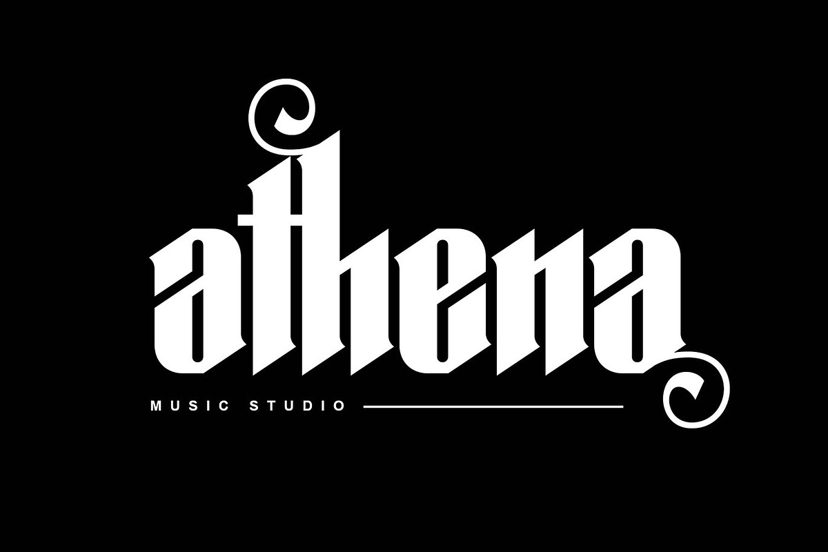 Metrina - Modern Blackletter Font, a Blackletter Font by Luna Shop (Photo 4 of 5)