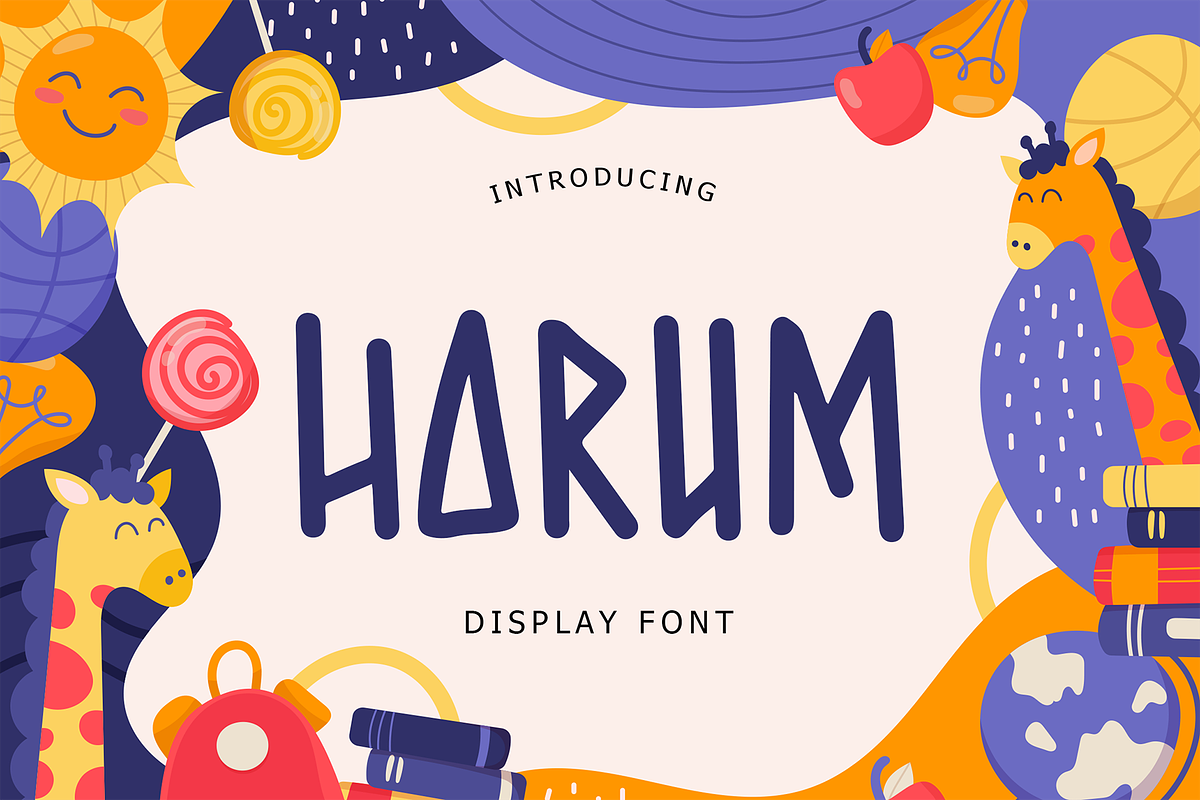 Harum Display Font, a Symbol Font by Formatika Studio (Photo 1 of 6)