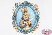 Cute Bunny Mom Coffee PNG, an Illustration by Daily.Designs (Thumbnail 1 of 5)