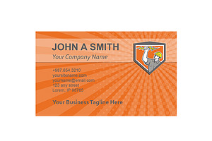 Business Card Template Electrician L