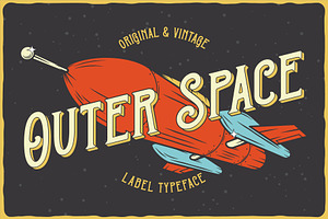 Outer Space Font BONUS