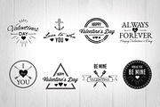 Valentine Badges, a Branding & Logo Template by Nathan Knight Design (Thumbnail 3 of 3)