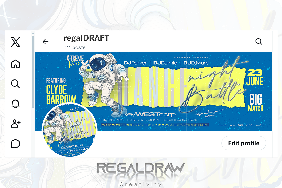 Dance Battle Social media Template, a Social Media Template by regalDRAW (Photo 2 of 4)