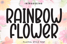 Rainbow Flower | Script Font