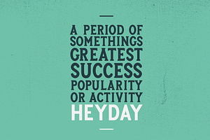 Heyday Font Family