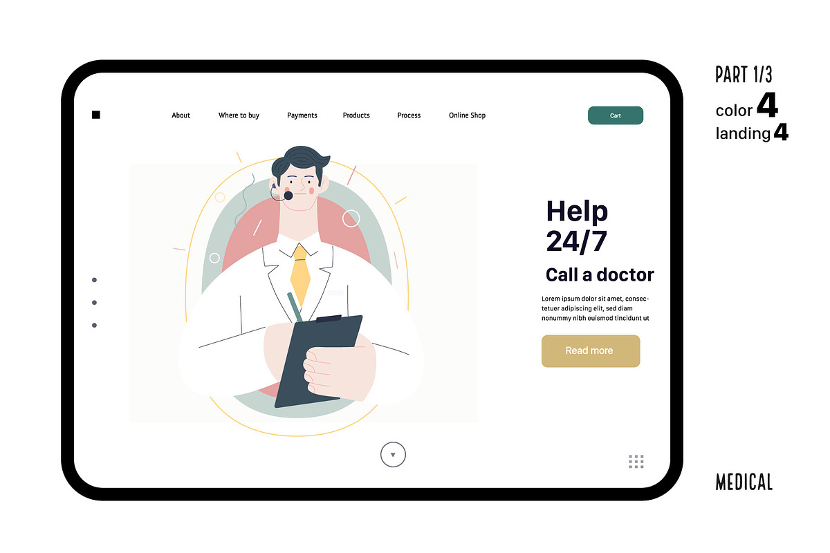 Medical, Part 1, colors 2&4, a Templates & Theme by Grivina's shop (Photo 19 of 21)