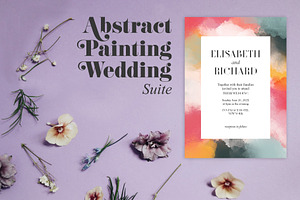 Abstract Painting Wedding Suite