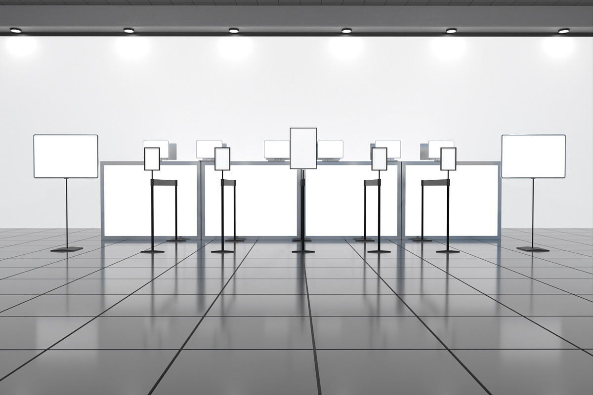 Event Entrance Display Mockup, an Advertising Mockup by Unerispace (Photo 4 of 5)