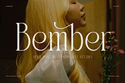 Bember Elegant Serif Font, a Serif Font by Graphicxell (Thumbnail 1 of 8)