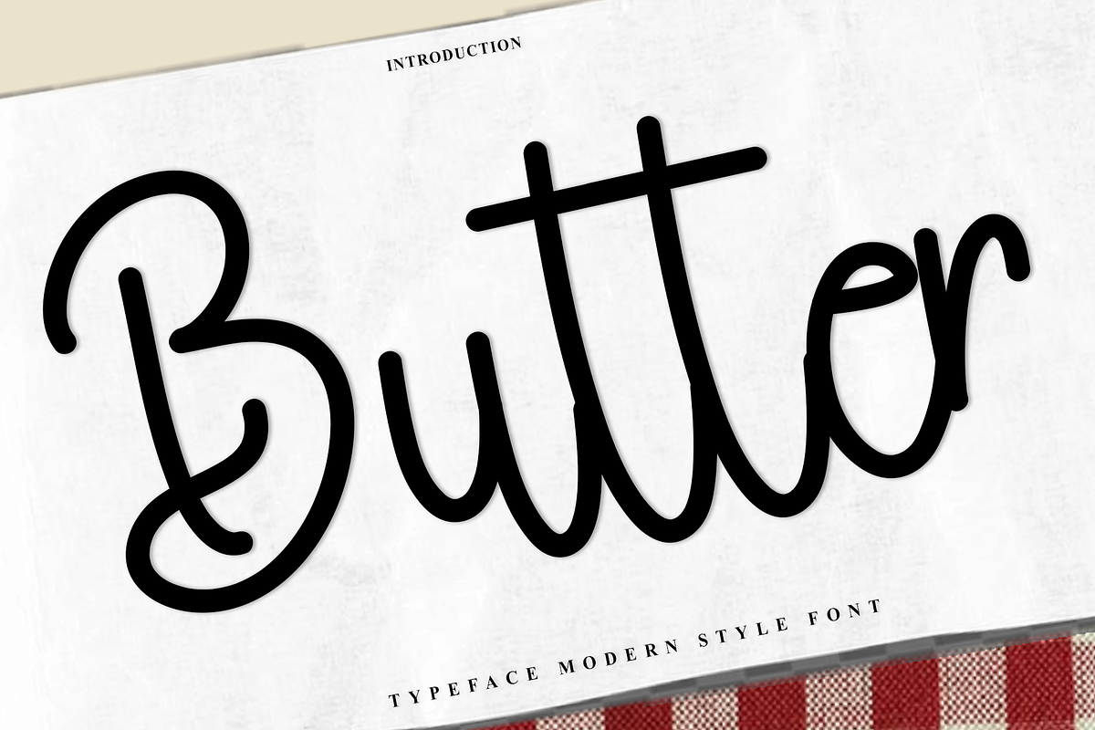 Butter, a Handwritten Font by InermediaSTUDIO (Photo 1 of 6)