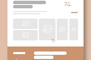 SEO Agency Wireframe UI Template, an UI Kit Template by CreativeShaper (Thumbnail 3 of 5)