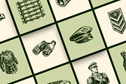Vintage Military Art Set, an Object Illustration by Prosymbols (Thumbnail 6 of 10)