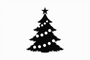 Merry Christmas Tree Clipart Collect, an Illustration by jahid234 (Thumbnail 4 of 21)