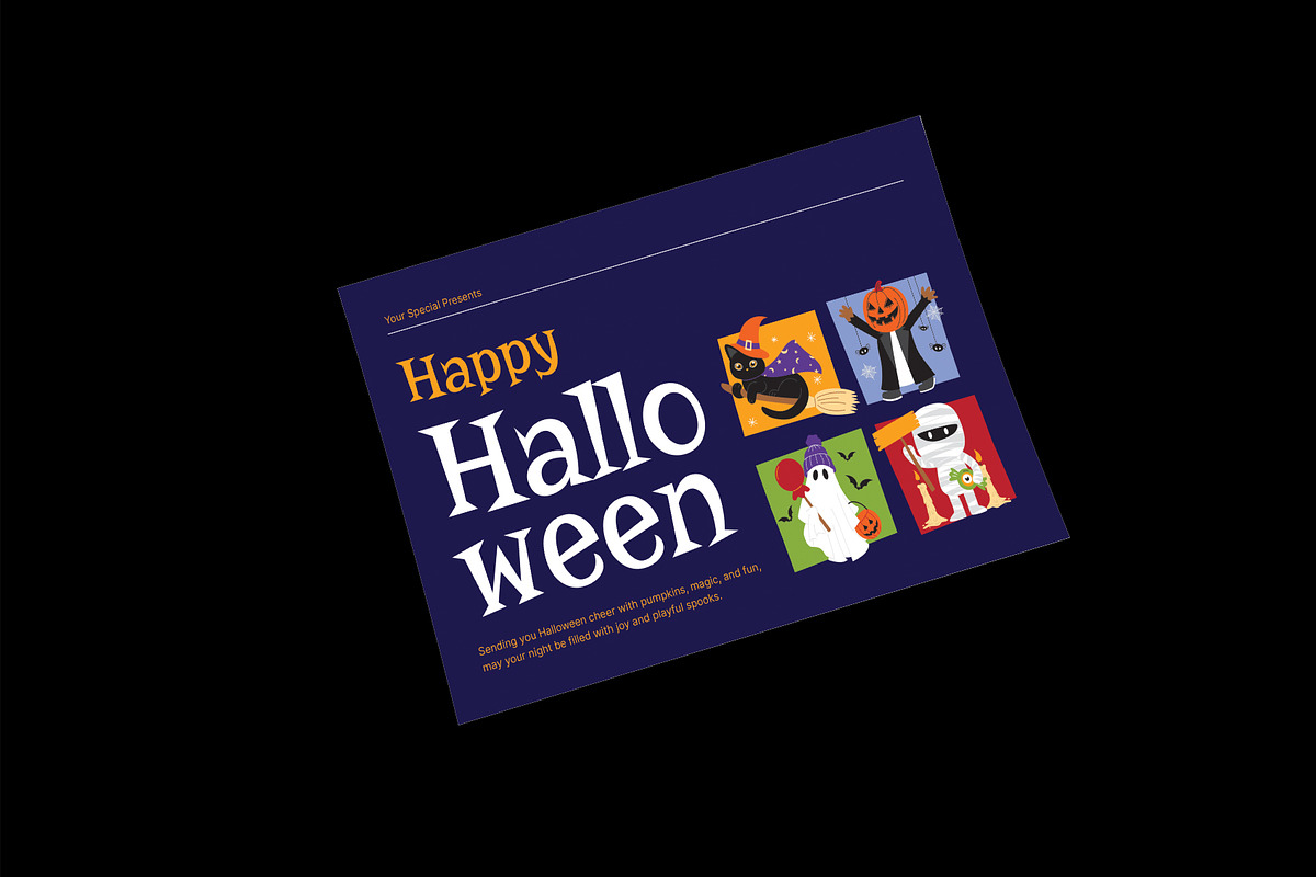 Halloween Party Greeting Card preview 3