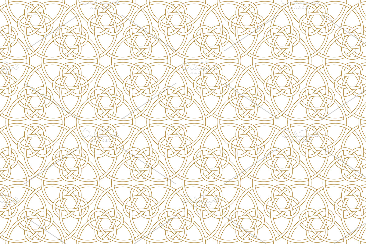 Seamless patterns in celtic style, a Pattern Graphic by RevelStockart (Photo 13 of 15)