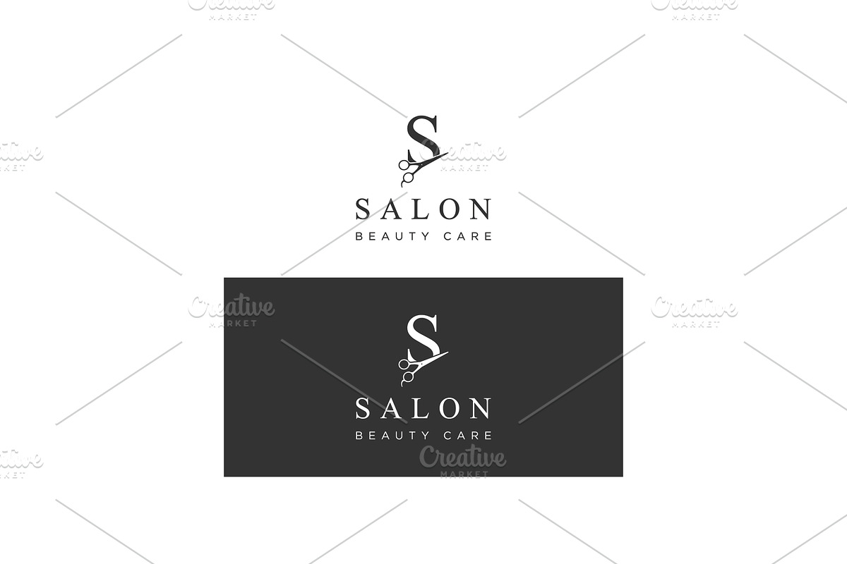 Women's beauty and haircut salon log, a Branding & Logo Template by LOGOCREATIVE