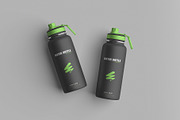 Water Bottle Mockup, a Cups & Container Mockup by hokagata (Thumbnail 3 of 5)