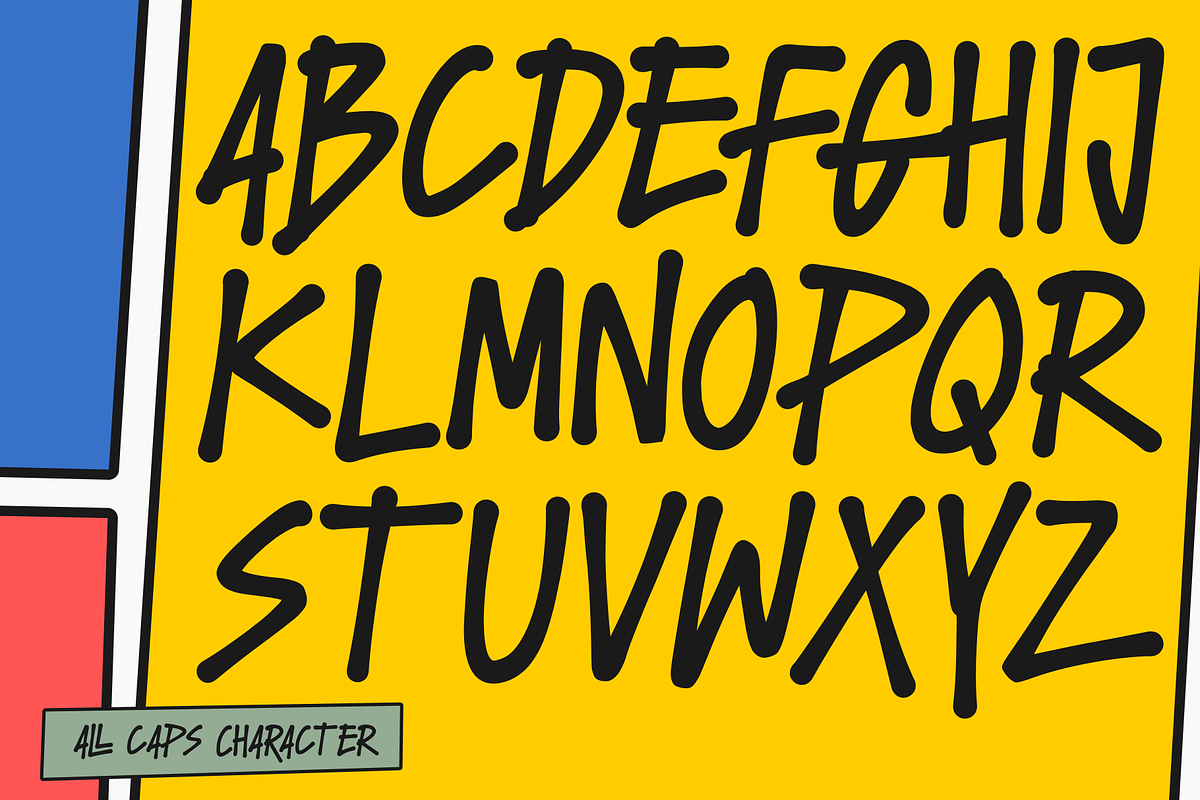 Grain Comic, a Handwritten Font by Yktypstd (Photo 2 of 5)