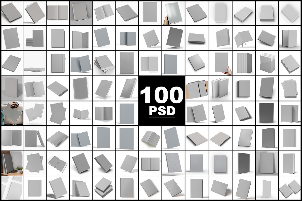 Book Cover Mockup, a Books & Magazine Mockup by mockupbuys (Photo 2 of 101)