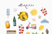 Marbella Summer Whimsical Icons, an Object Graphic by Lana Elanor (Thumbnail 12 of 16)