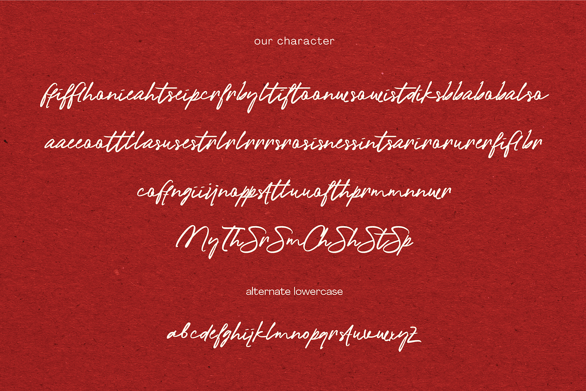 Thraffle Script - Handwriting, a Handwritten Font by Pinakiaa Studios (Photo 5 of 9)