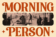 Kalimb - Retro Serif Typeface, a Serif Font by Bentype Studio (Thumbnail 2 of 7)