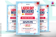 Labor Day Flyer PSD, a Flyer Template by GraphicDiamonds (Thumbnail 1 of 6)