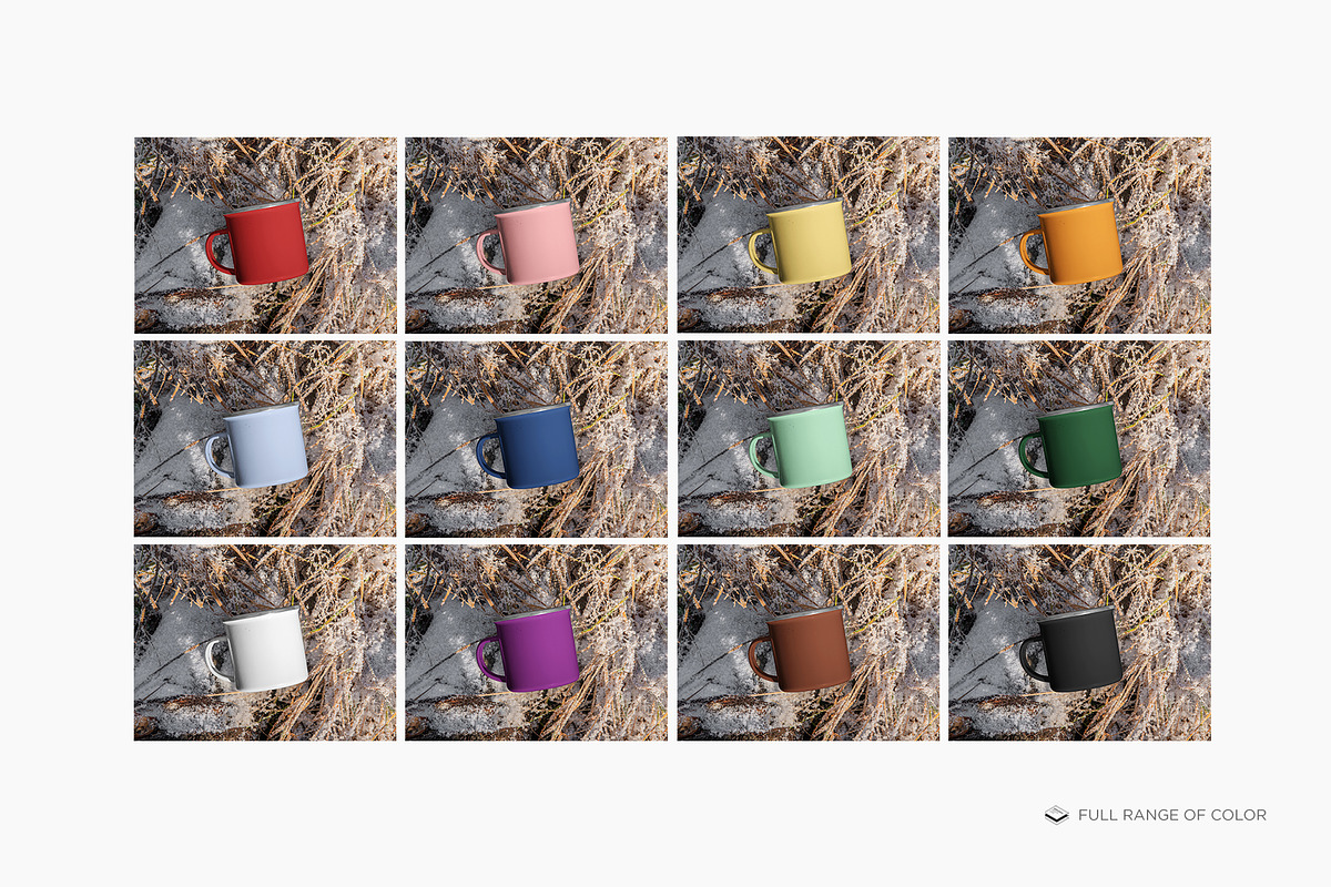 Enamel Mug on Scenes Mock-up, a Cups & Container Mockup by Branda Keeps (Photo 13 of 16)