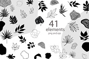 Abstract Botanical Patterns, a Pattern Graphic by Sweet Fig (Thumbnail 5 of 9)