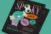 Spooky Sale Flyer, a Flyer Template by graphicook (Thumbnail 2 of 3)