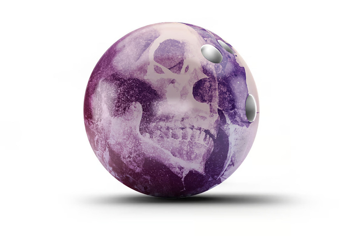 Bowling Ball Mock-Up, a Product Mockup by DesignRushMarket (Photo 3 of 5)
