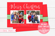 Holiday Photo Card Template, a Card Template by Sweet Papers (Thumbnail 1 of 2)