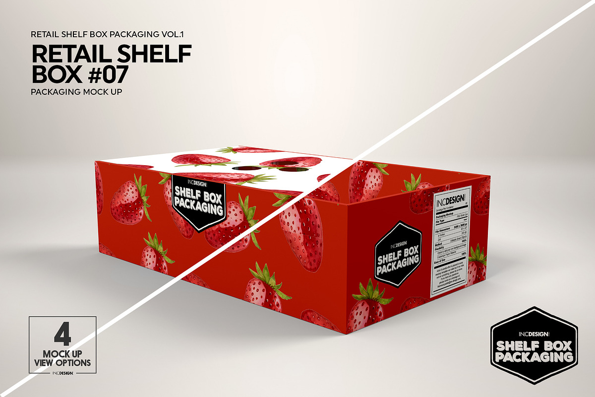 Retail Shelf Box Packaging Mockups1, a Packaging Mockup by INCDesign (Photo 22 of 32)