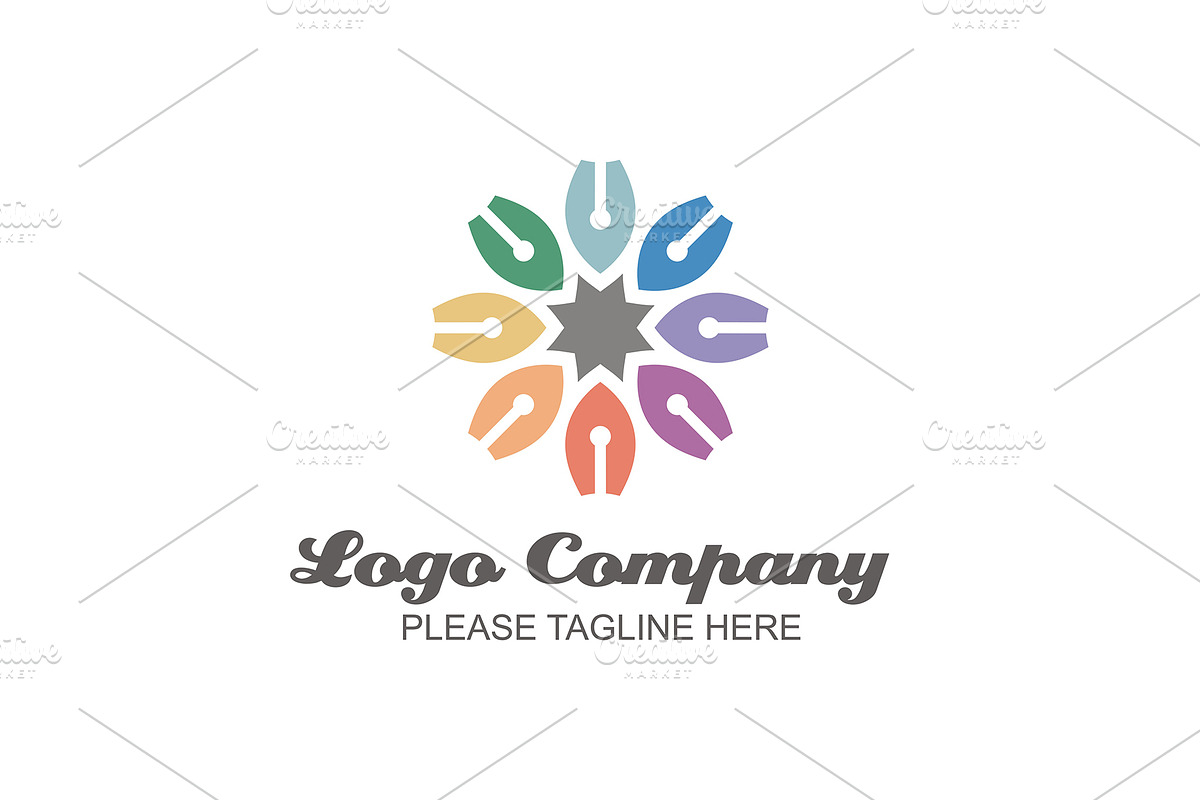 20 Logo Flower Templates Bundle, a Branding & Logo Template by Friendesigns (Photo 5 of 21)