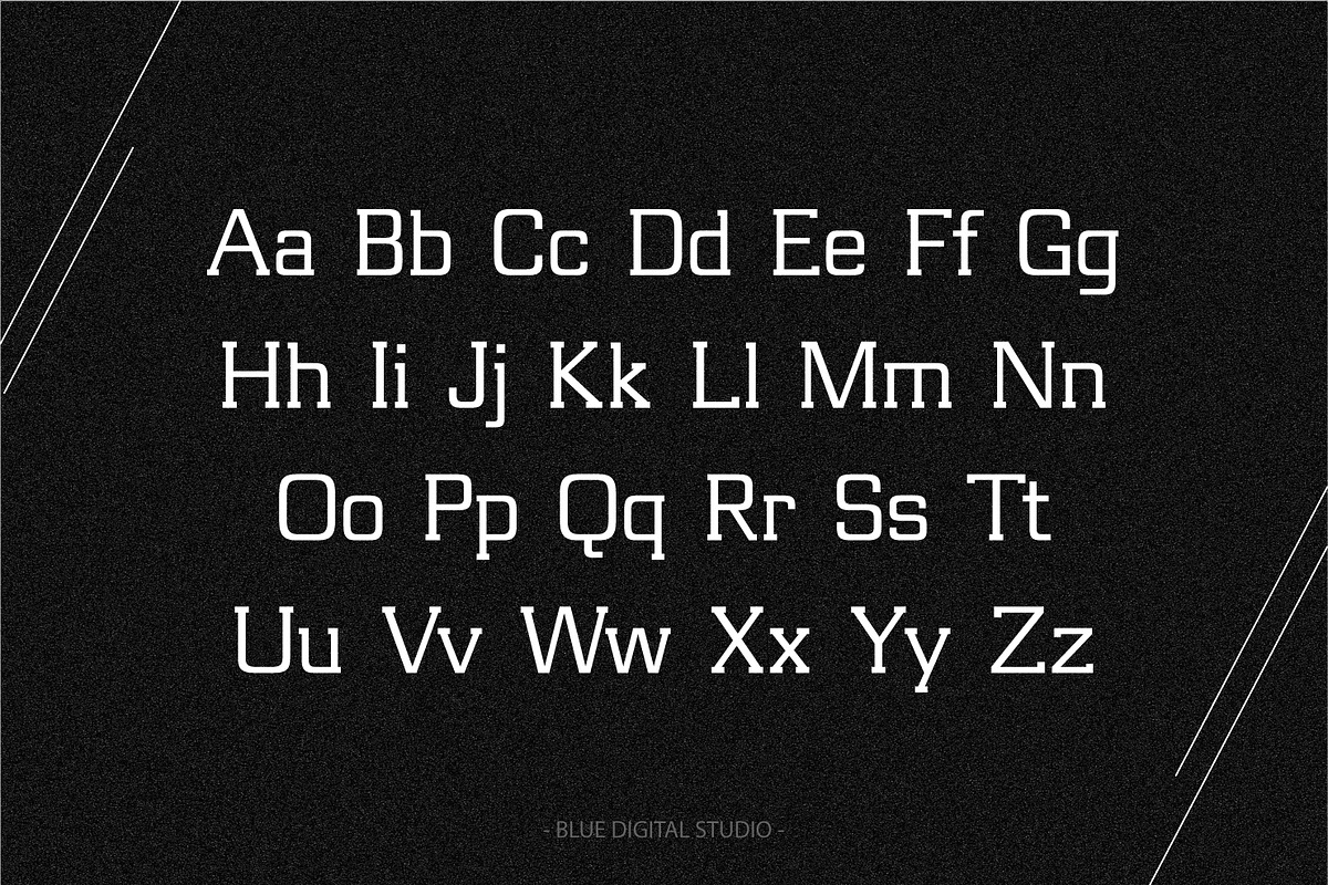 Alabama-Sky Font | Modern Slab Serif, a Slab Serif Font by Blue Digital Studio (Photo 9 of 12)