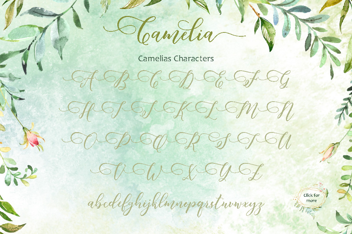 Camelia Script preview 5